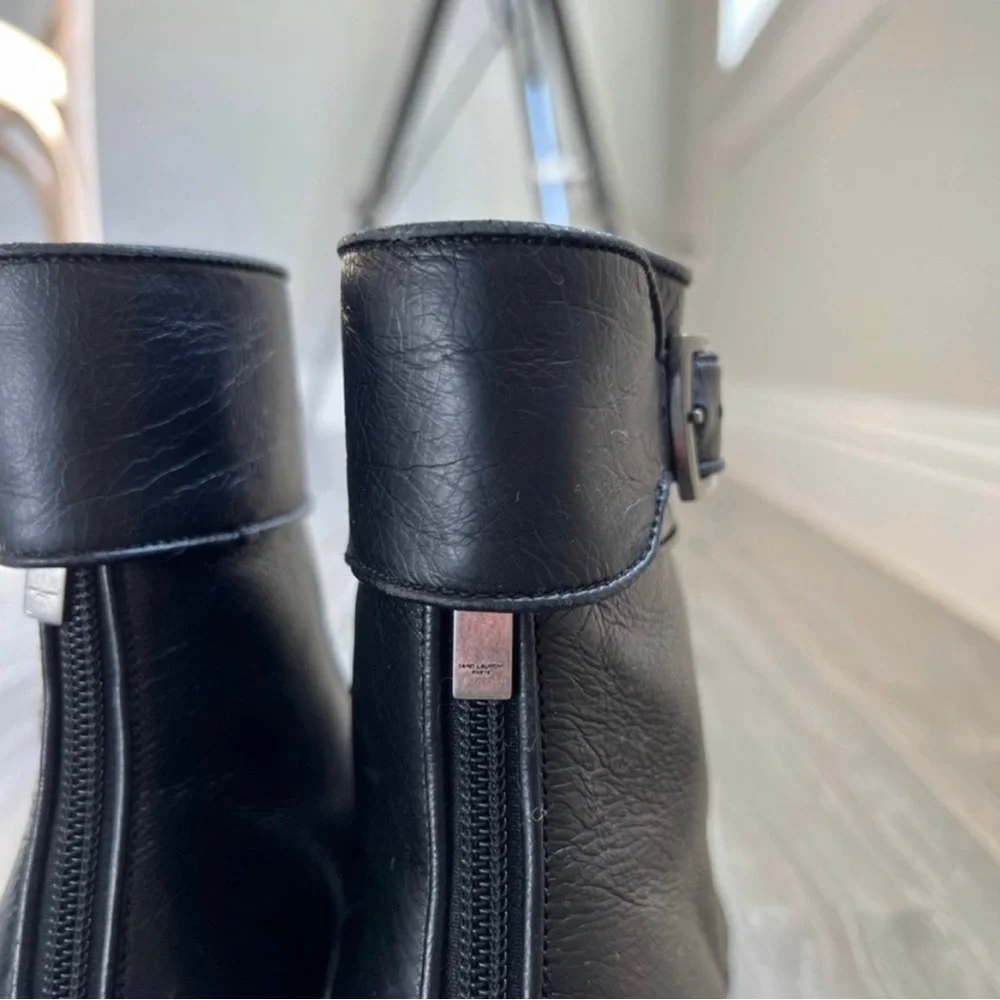 Saint Laurent miles baby eighty heel ankle booties - Picture 13 of 13